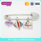 Wholesale 26 Letters Brooch, Rhinestone Letter Brooch with Butterfly Clutch