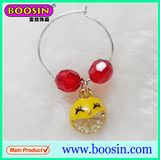 Fashion Custom Alloy Enamel Wine Charms Wholesale