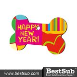Hardboard Sublimation Christmas Dog Bone Ornament (HBOM08)