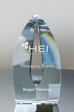 Calla Crystal Point Award Trophy Gift