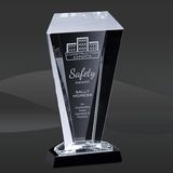 Flat Wedge Spotlight Crystal Award (CD-3031, CD-3032, CD-3033)