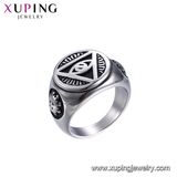 15491 Xuping Stainless Steel fashion 19 Gram Black Gun Color Ring