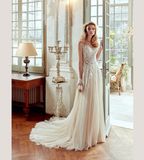 Lace Tulle A Line Bridal Wedding Gown
