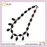Morion Pearl Necklace, New Design Morion Necklace, Pendant Morion Necklace