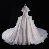 off Shoulder Beading Ball Bridal Wedding Gown