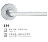 Stainless Steel Hollow Tube Lever Door Handle (S54)