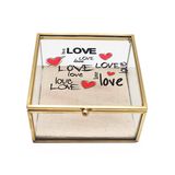 Factory Manufacturing Luxury Glass Jewelry Box (Jb-1063)