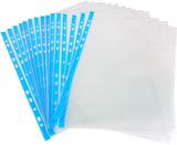 School Document Bag PP 11 Hole Clear Sheet Protector