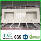 Marble Looking Kitchen Quartz Stone Countertop