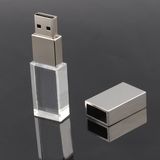 Mini Crystal USB Flash Drive 4GB 8GB 16GB 32GB 64GB Pen Drive USB Memory Stick Disk Pendrive 2.0 with Blue LED Light