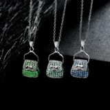 Fashion Cute Necklace, Glow in Dark Hollow Glowing Stone, Luminous Choker Pendant Necklace, Christmas Halloween Fashion Jewelry