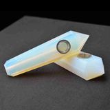 Smoking Hand Pipe Opal Hand Pipe Natural Material Smoking Pipe