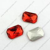 Decorative Fancy Octagon Cut Glass Loose Crystal Stone