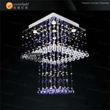 Hot Sale Purple Crystal Lamps Romantic Crystal Lamps for Hotel/ Weddings Om9170