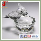 Crystal Bird with Bowl (JD-CA-109)
