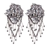 2018 Best Seller Newest Design Crystal Earrings with Beads Jewelry