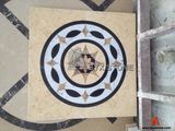 Marble Stone Waterjet Medallion with Square Shape