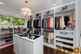 Mirror Top Closet Island with Crystal Chandelier Wardrobe (BY-W-47)