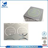 Shiny Imprinted Clear Vinyl Printing Sticker Label