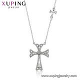 44559 Fashion Platinum Diamond Long Beads Jewelry Pendant Necklace
