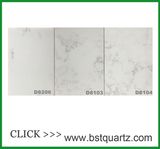 White Quartz Stone with Grey Veins