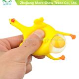 Hot Sell Halloween Vent Chicken Laying Egg Keychain Tricky Toys for Fun