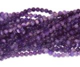 Semi Precious Stone Crystal Amethyst Jewelry Bead (Esb01770