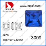 8*8mm Capri Blue Fancy Stone Crystal Jewelry in Bulk