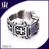 316L Titanium Vintage Cross Jewellery Diamond Ring