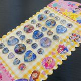 Wholesale Acrylic Crystal Rhinestone Cartoon Frozen Stickers for Kids