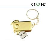 Gold Metal USB Flash Memory Drive Stick U-Disk Gift New