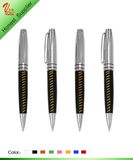 PU and Leather Ball Pen with Custom Logo Laser