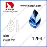 Decorative Lead-Free Flat Back Clear Leaf Stone for Jewelry Making