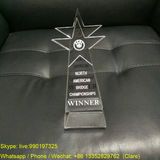 Clear Crystal Acrylic Trophy