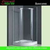 Small Cheap Quadrant Simple Fiberglass Hinge Shower Enclosure (TL-513)