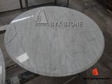 Cheap Italian Carrara White Marble Table Top for Houses