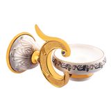 Sanitary Ware Bathroom Luxury Brass Wall Mounted Soap Dish (BaQaB7002-EL-GD)