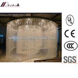 Modern Specially Hotel Decorative Large Spiral K9 Crystal Chandelier