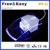 New Colorful 2.4G Crystal Wireless Arrows Computer Mouse