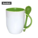 11oz Color Sublimation Spoon Mug (B11S)