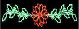 2.5*0.65m LED Flower Motif Rope Decoration Light