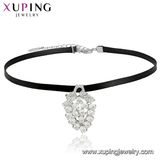44357 Xuping Fashion Choker Necklace, New Model Elegant Women Choker Necklace with Zircon