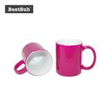 Bestsub 11 Oz Purple Red Sublimation Changing Color Magic Mug (B2CB-05)