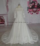 Unique Ball Gown Sweetheart Crystals Bowknot Appliques Latest Wedding Gown