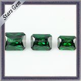 Hot Sale Emerald Color Octangle Princess Cut Cubic Zirconia