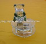 Crystal Panda Music Box