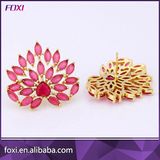 Heart Shape Fashion Jewelry 2017 Latest CZ Gold Earring