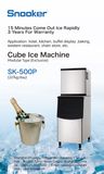 Hot Sell 304 Stainless Air Cooling Commercial Sk-500p Cube Ice Machine, Ice Making Machine, Ice Maker