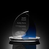 Regatta Sailboat Crystal Award (#1076)