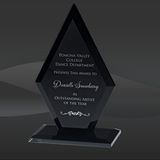 Black Glass Arrowhead Award (CBD-GB5007BK)